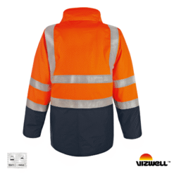 Vizwell Reflektörlü İş Parkası 5+1 Yüksek Görünürlük Parka 