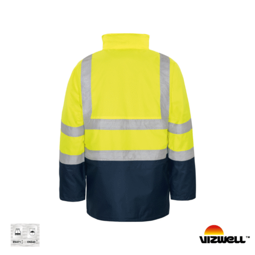 Vizwell Reflektörlü İş Parkası 5+1 Yüksek Görünürlük Parka 
