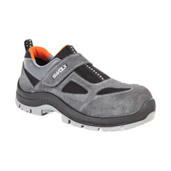 Swolx CLAS-Xc 12 çelik burunlu iş güvenliği ayakkabısı - siyah model, kaymaz tabanlı