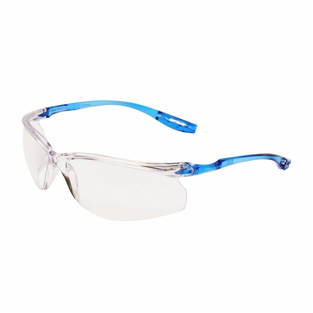 3M Tora 71511 CCS PC Kulak Tıkacı Takılabilir İş Güvenliği Gözlüğü, çizilmeye ve buğulanmaya karşı dayanıklı lenslere sahiptir.