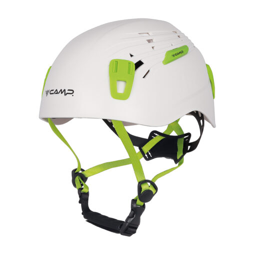 Titan teknik kask, kırmızı renkli, havalandırma delikli, EN 12492 belgeli güvenlik kaskı.