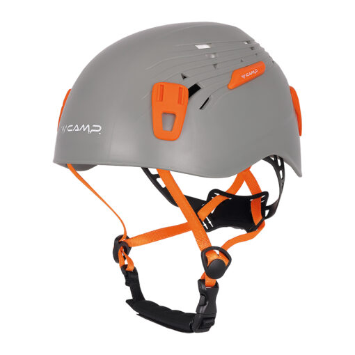 itan teknik kask, kırmızı renkli, havalandırma delikli, EN 12492 belgeli güvenlik kaskı.